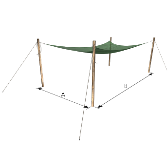 Protección contra el sol de zona de trabajo